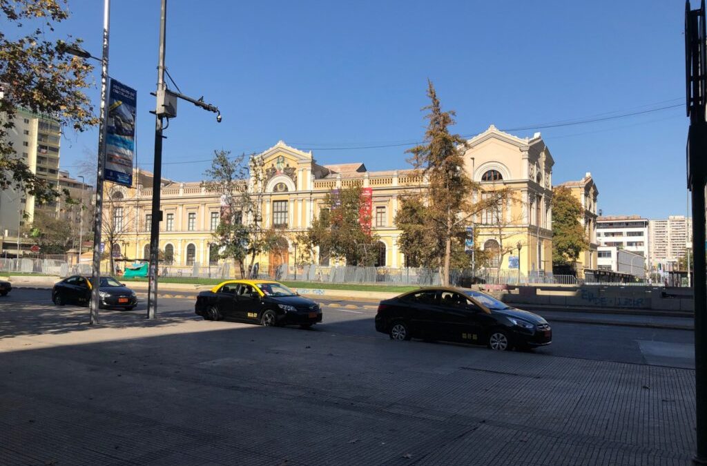 Santiago has exclusive bus lanes